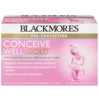 Blackmores Conceive Well Gold 56 Tablets (28 Tablets + 28 Capsules)  Blackmores Conceive Well Gold 备孕黄金素
